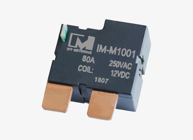 IM-M1001 80A 250VAC 9V 12VDC Coil Mini Magnet Immune 500mT Motor Latch Relay for Automatic Control