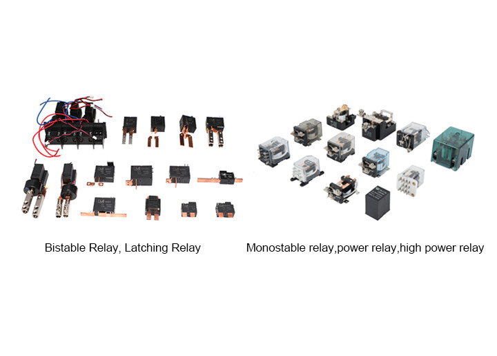 Monostable relay and Bistable relay