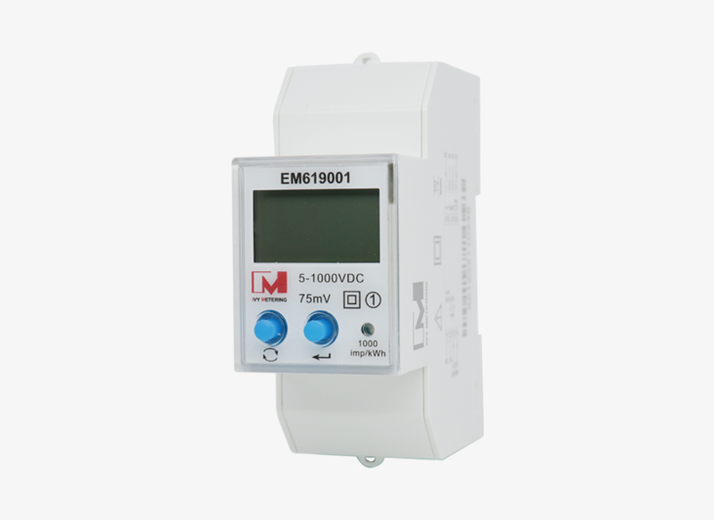 EM619001 Eichrecht 1Phase RS485 Modbus 1000VDC Bidirectional DC Energy Meters for EV Charging Station