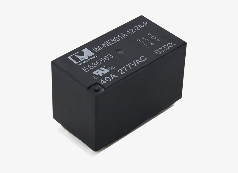 IM-NE801A IEC62955 IEC61810-1 Short Circuit Standards 40A 12V 2 Pole Relay for EV Charger