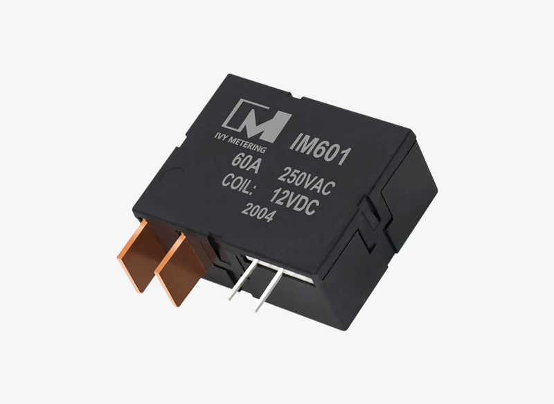IM601 IEC61851-1 60A 250VAC Dual Coil 12VDC PCB Mount Permanent Magnet Relay for AC EV Charger